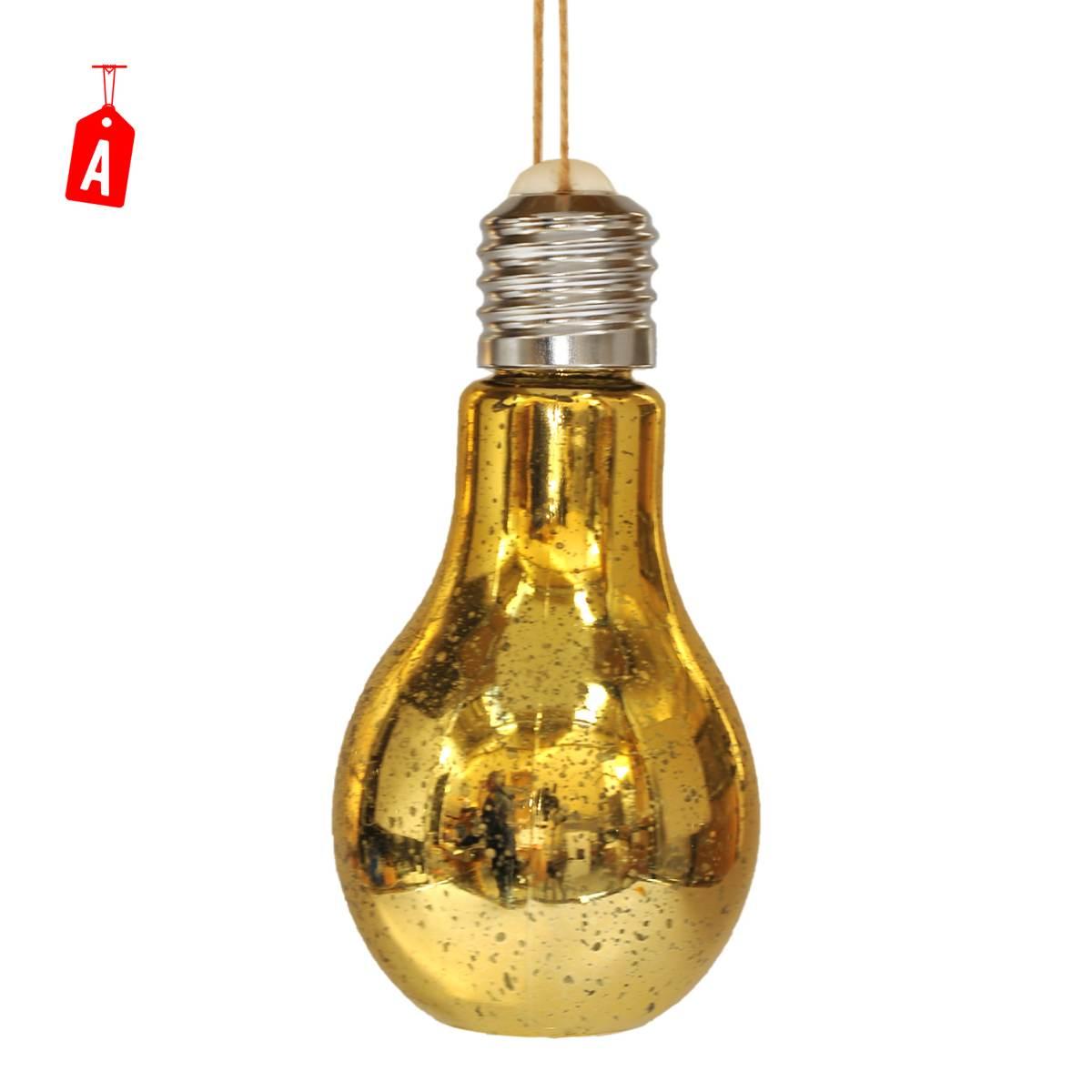 Luci lampadina natalizia batteria 10 led disponibile 3 colori