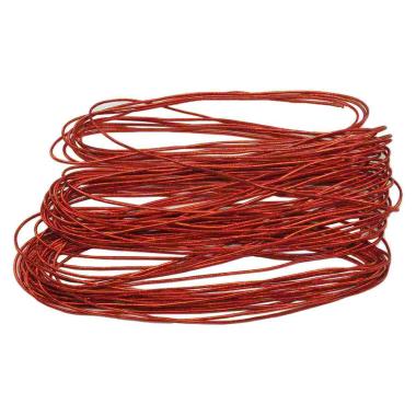 Nastro natalizio cordoncino elastico rosso 20 mt ø 2 cm