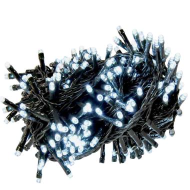 Luci di natale esterno 180 led bianco freddo giochi luce