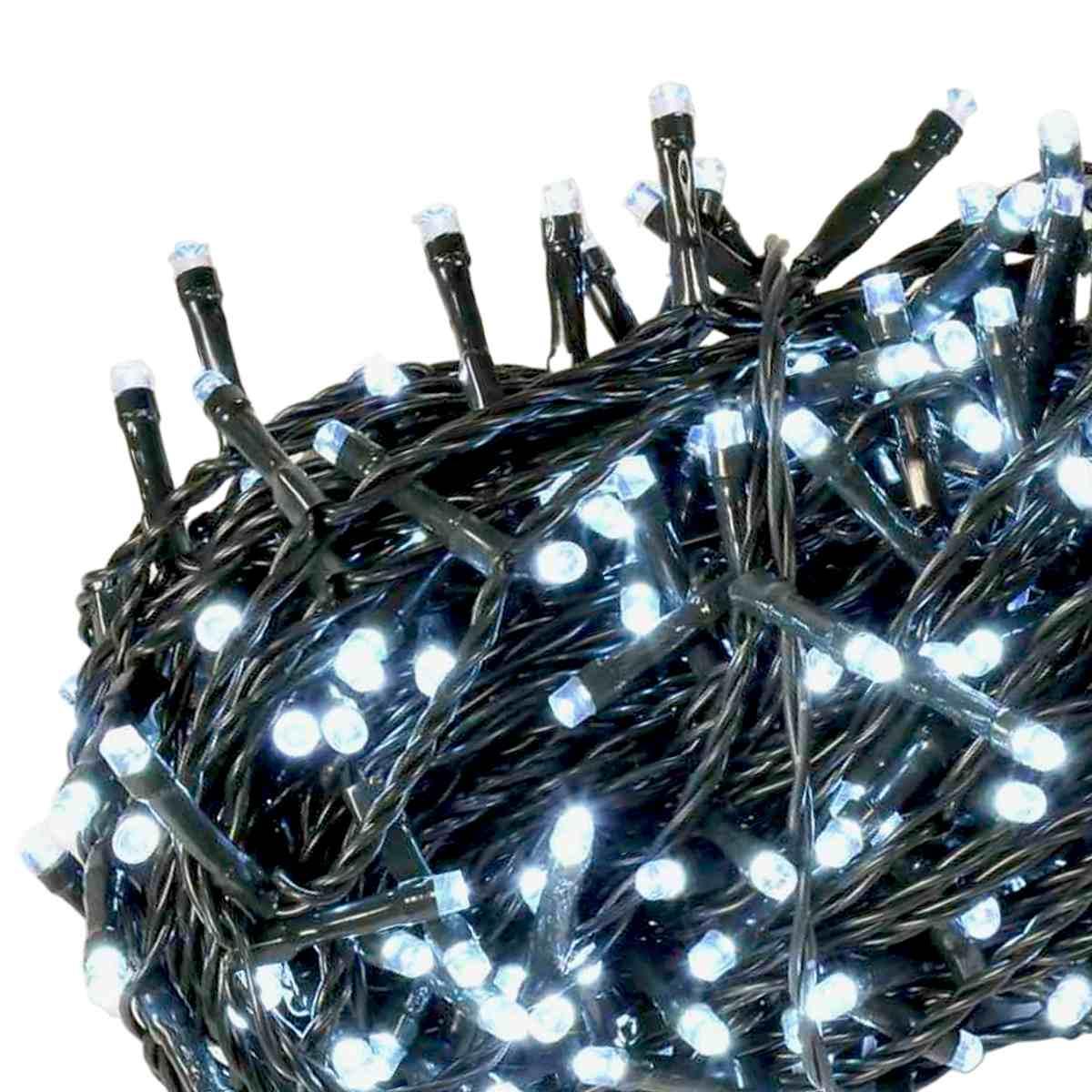 Luci di natale esterno 300 led bianco freddo giochi luce
