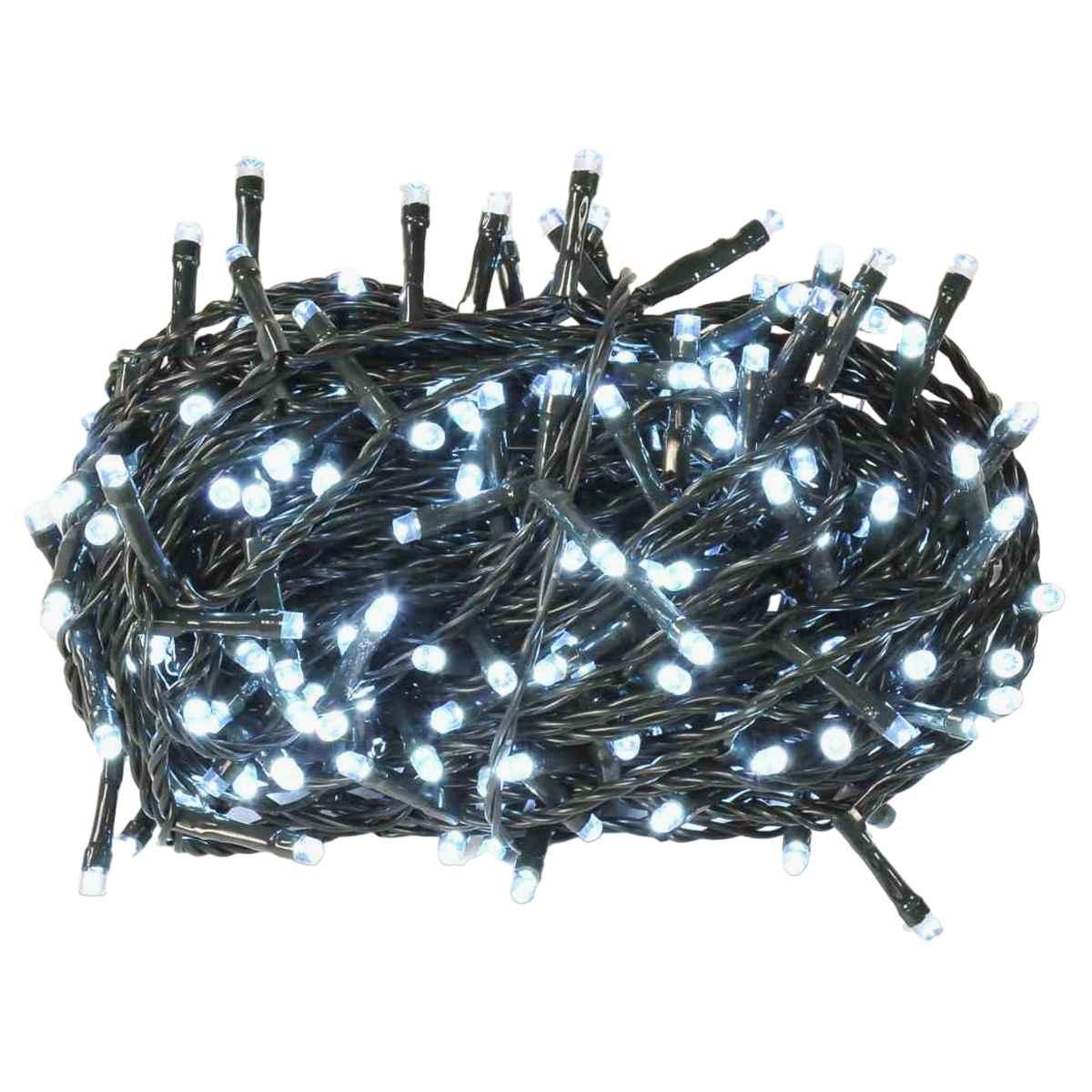 Luci di natale esterno 300 led bianco freddo giochi luce