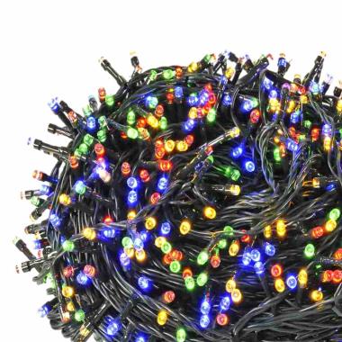 Luci di natale esterno 1000 led multi giochi luce