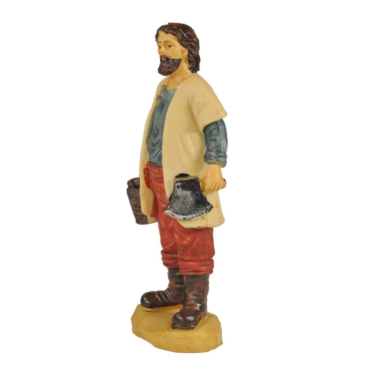 Statua presepe 15 cm falegname