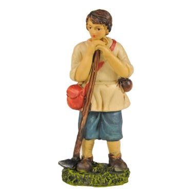 Statua presepe 15 cm contadino zappa