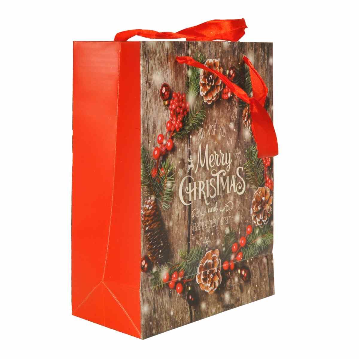 Busta regalo natale merry christmas