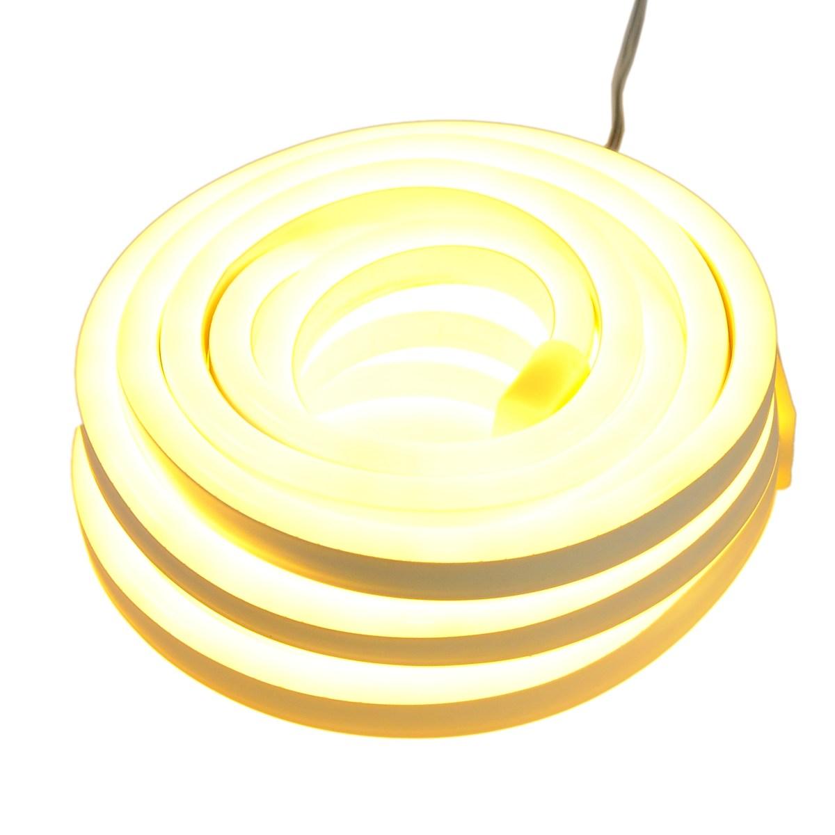Luci di natale esterno tubo led neon 480 bianco caldo fluo 4 mt