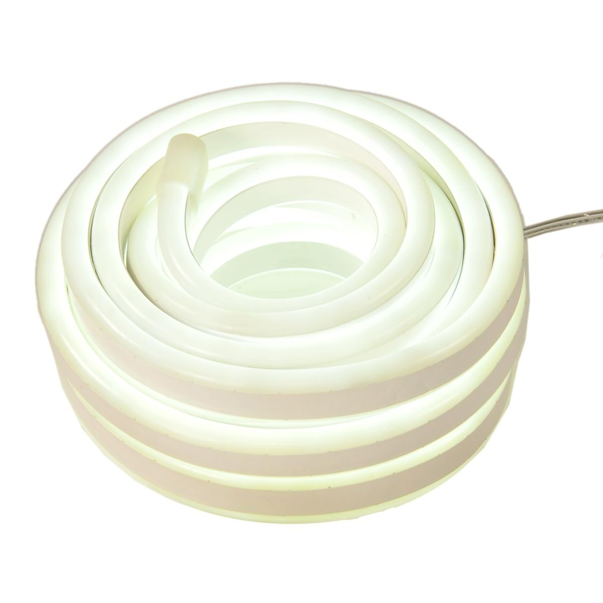 Luci di natale esterno tubo led neon 480 bianco fluo 4 mt