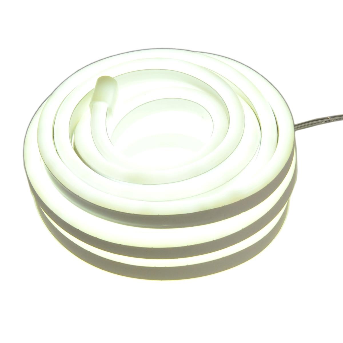 Luci di natale esterno tubo led neon 480 bianco fluo 4 mt