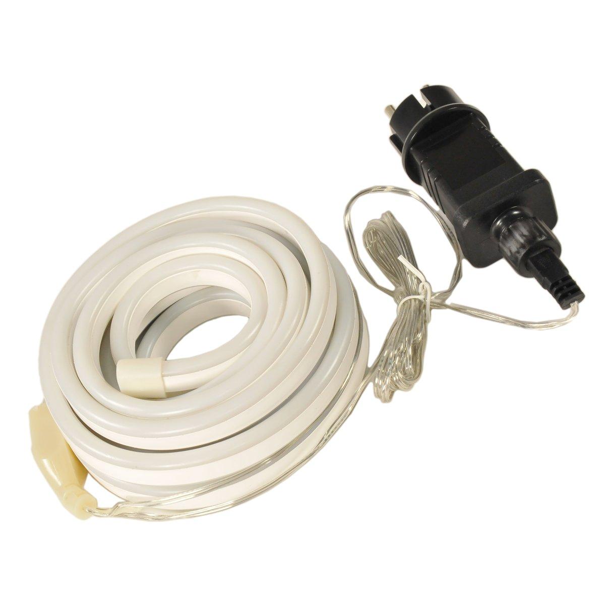 Luci di natale esterno tubo led neon 480 bianco fluo 4 mt