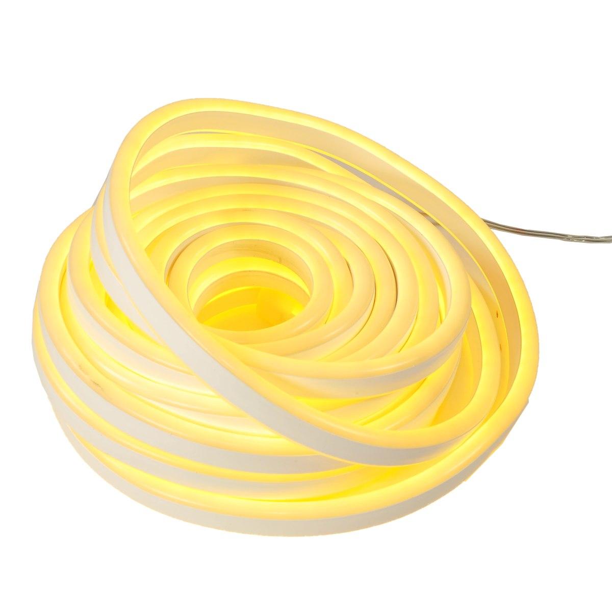 Luci di natale esterno tubo led neon 960 bianco caldo fluo 8 mt