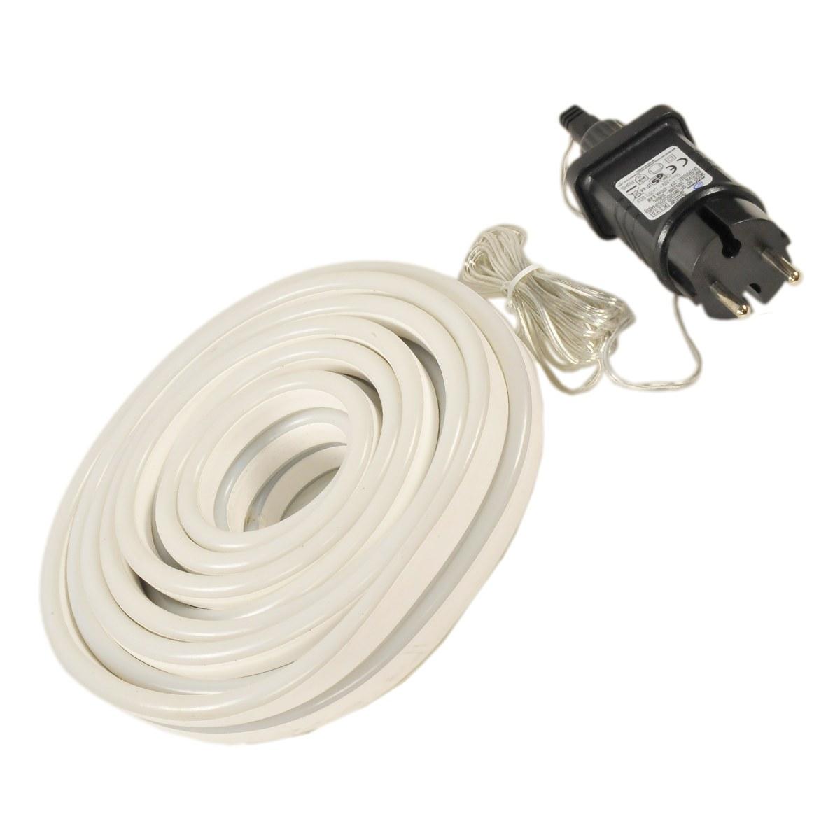Luci di natale esterno tubo led neon 960 bianco freddo fluo 8 mt