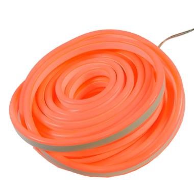 Luci di natale esterno tubo led neon 960 rosso fluo 8 mt