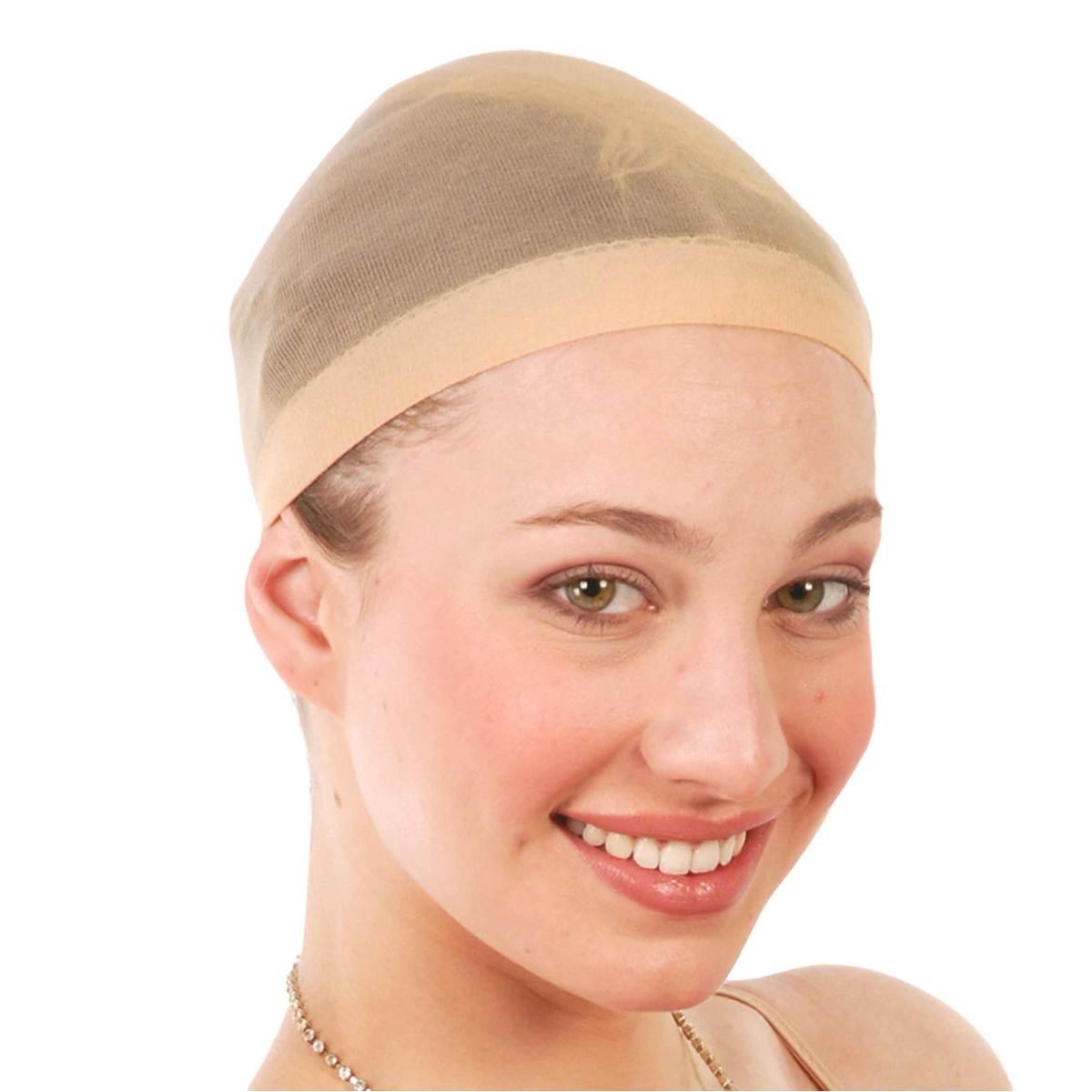 Retina capelli beige sotto parrucca
