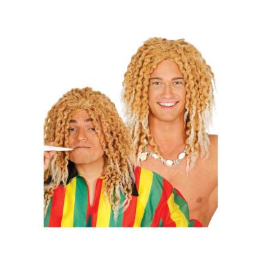 Parrucca bionda rasta