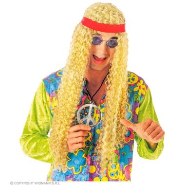 Parrucca bionda hippie fascia