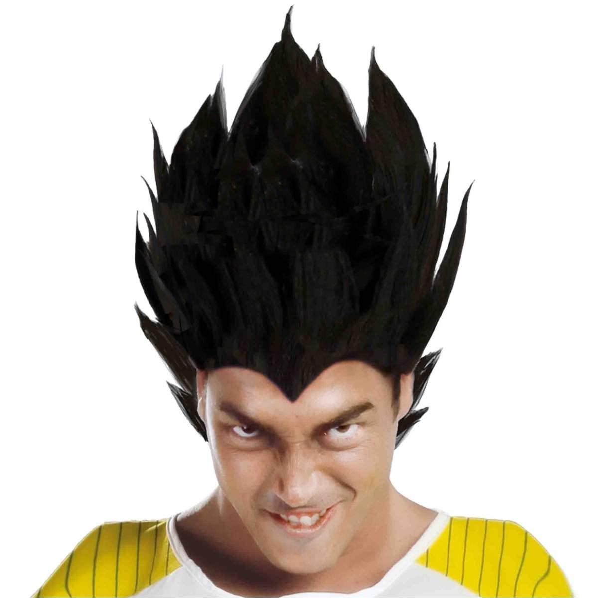 Parrucca dragon ball vegeta nera