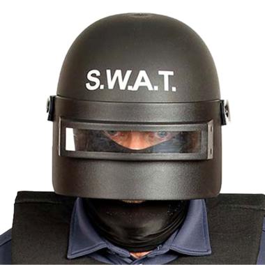 Casco poliziotto nero modello s