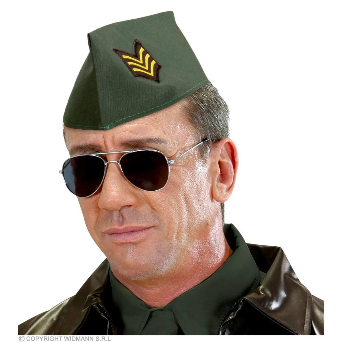 Cappello berretto militare capitano verde
