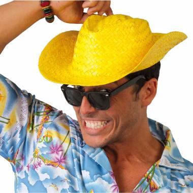 Cappello borsalino paglia giallo