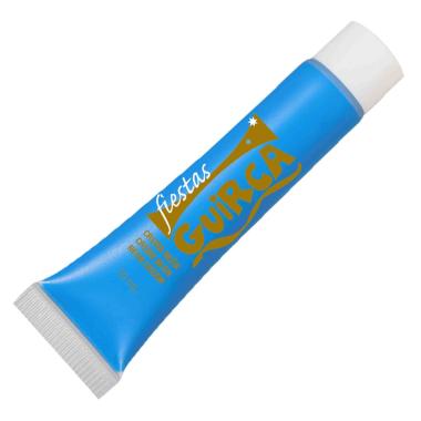Trucco crema tubo blu fluo
