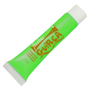 Trucco crema tubo verde fluo