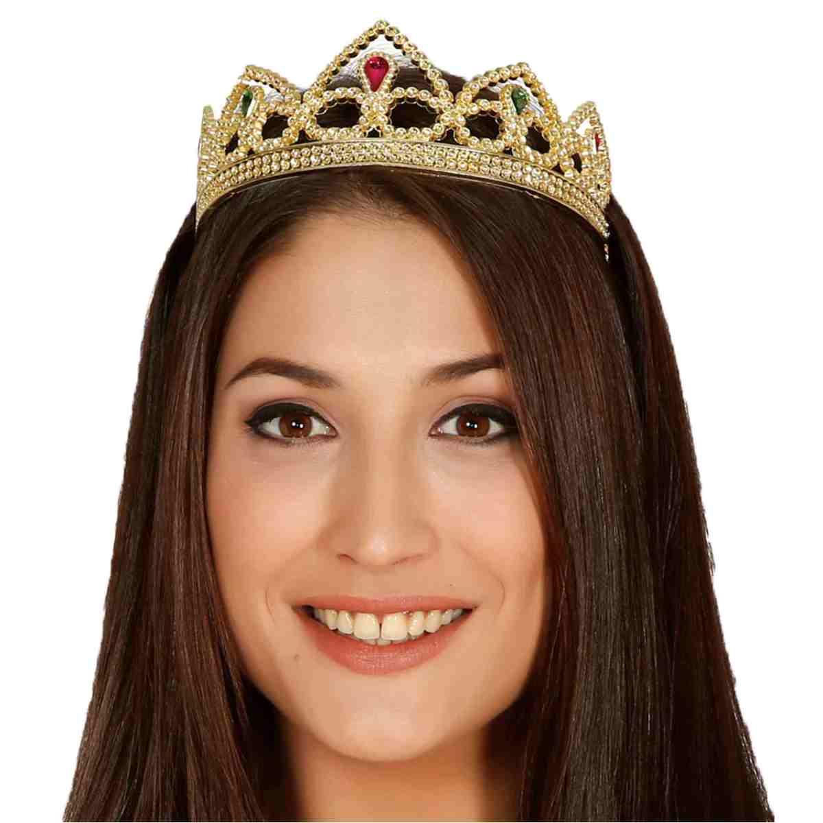 Corona pvc oro gemme
