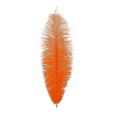 Piuma struzzo 40 arancione