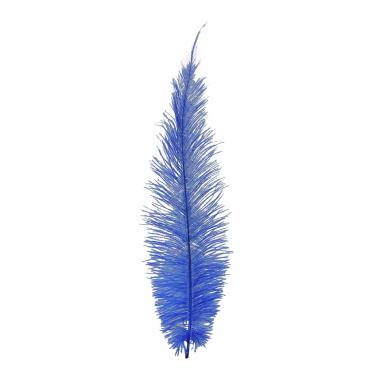 Piuma struzzo 40 blu