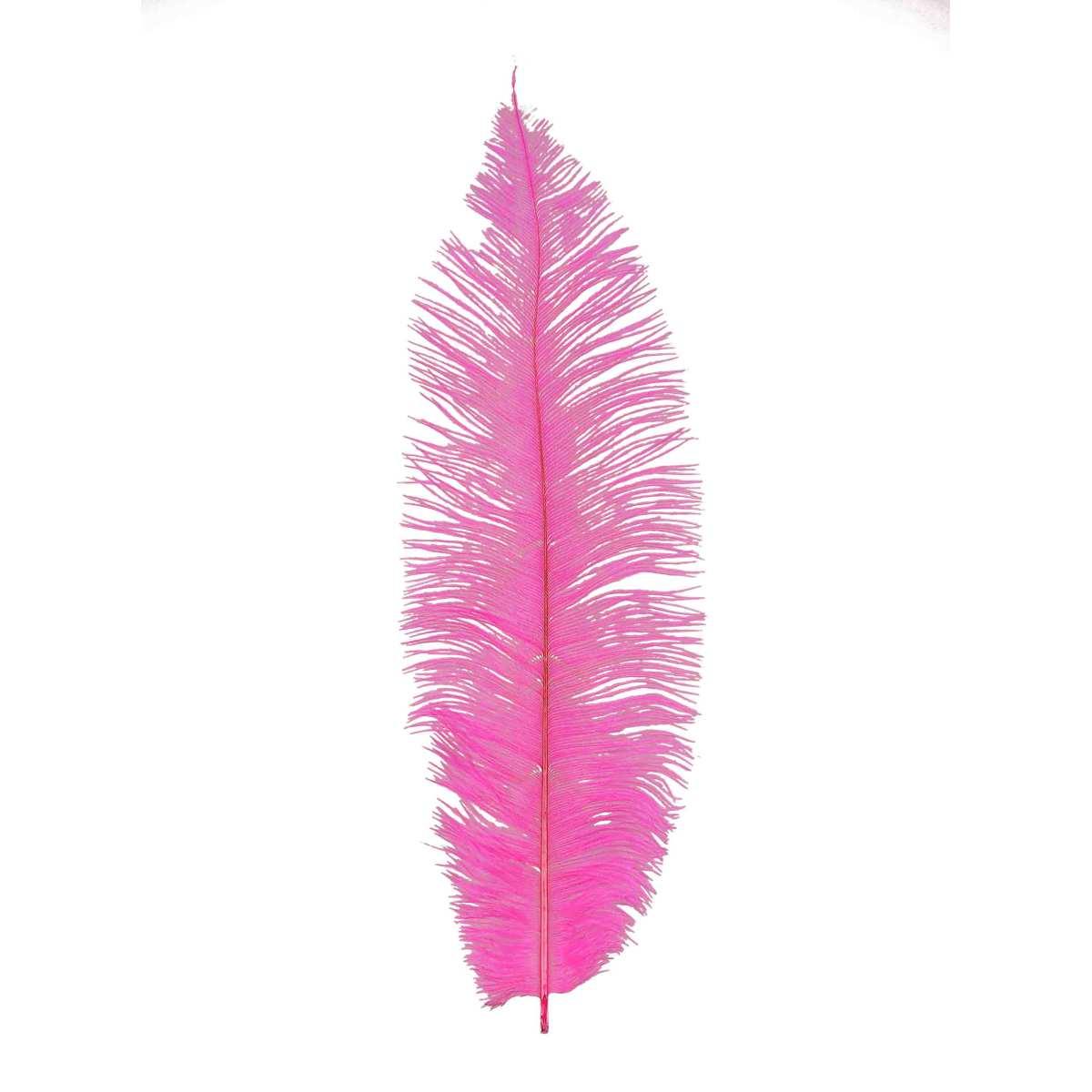 Piuma struzzo 40 fuxia