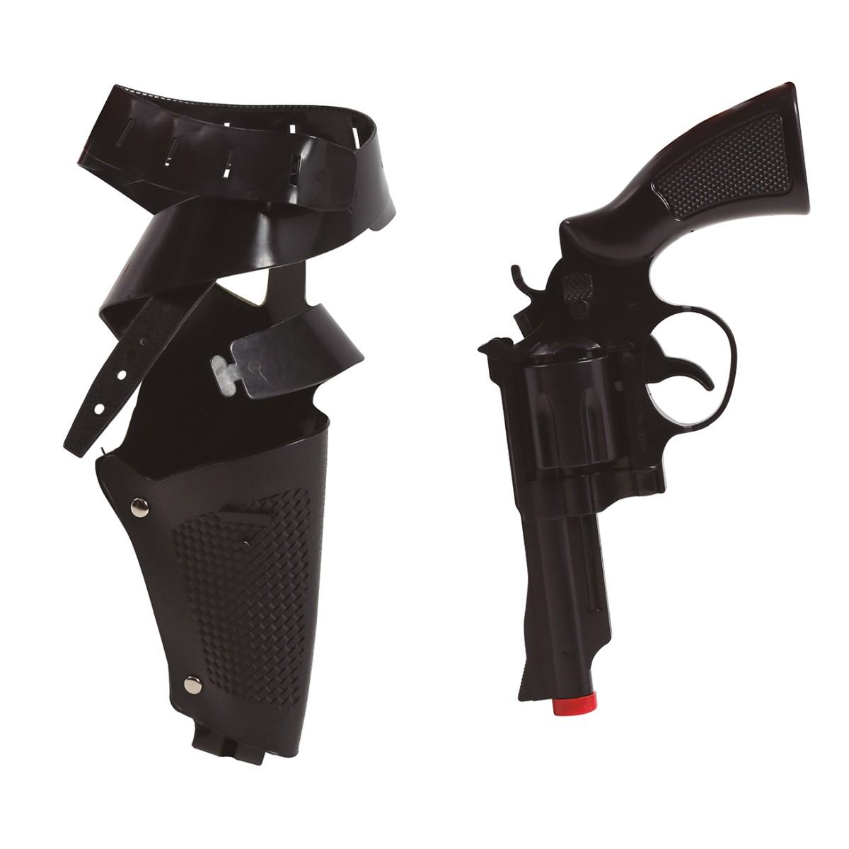 Fondina pistola nera da spalla pistola