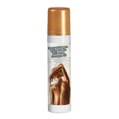 Trucco spray corpo glitter oro ml