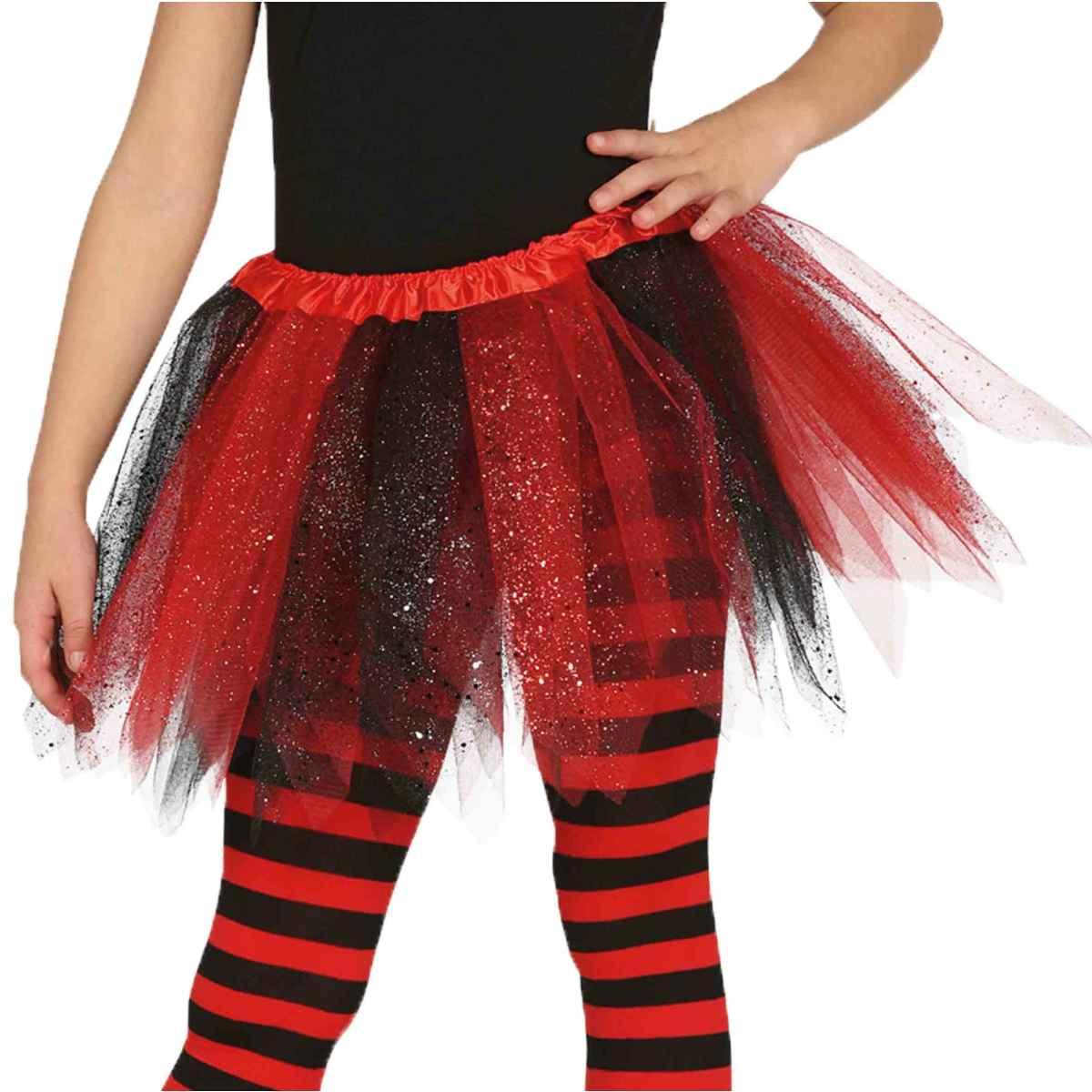Gonna tulle rossa nera