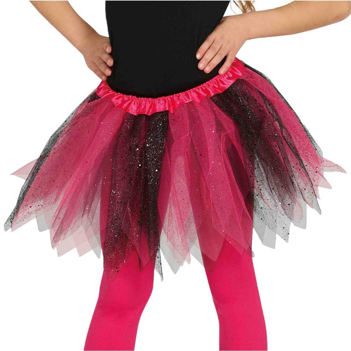 Gonna tulle rosa nera