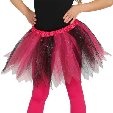 Gonna tulle rosa nera
