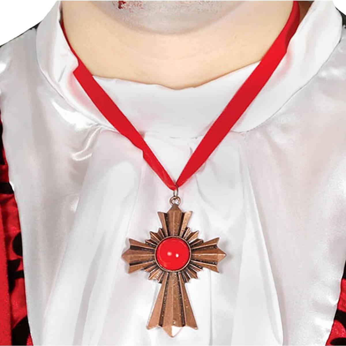 Collana vampiro croce anticata