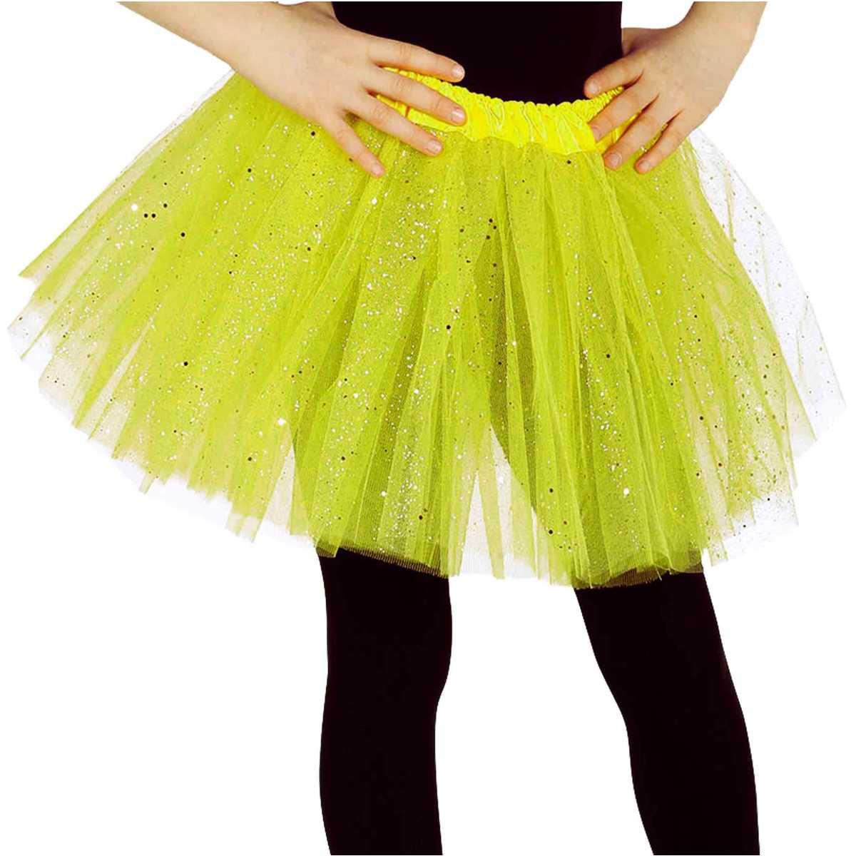 Gonna tulle giallo brillant