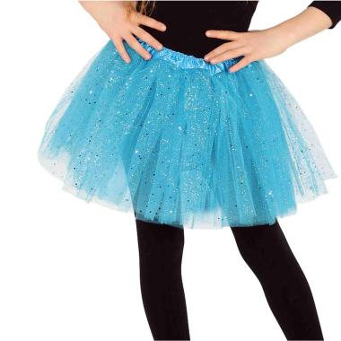 Gonna tulle azzurra brillant