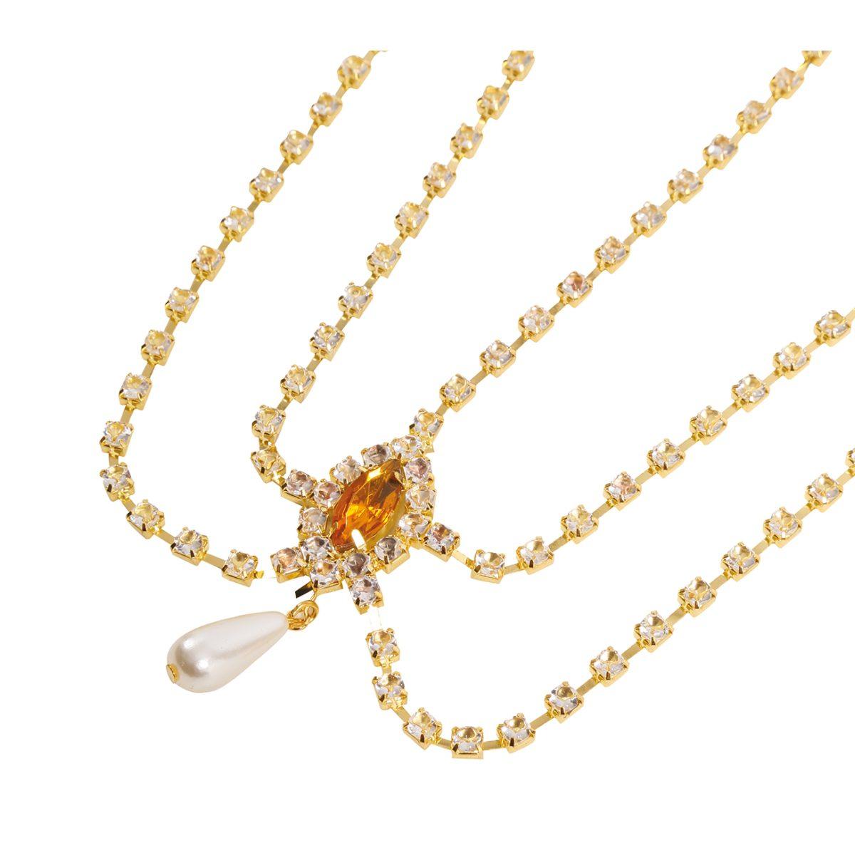 Diadema copricapo tiara anni 20 oro