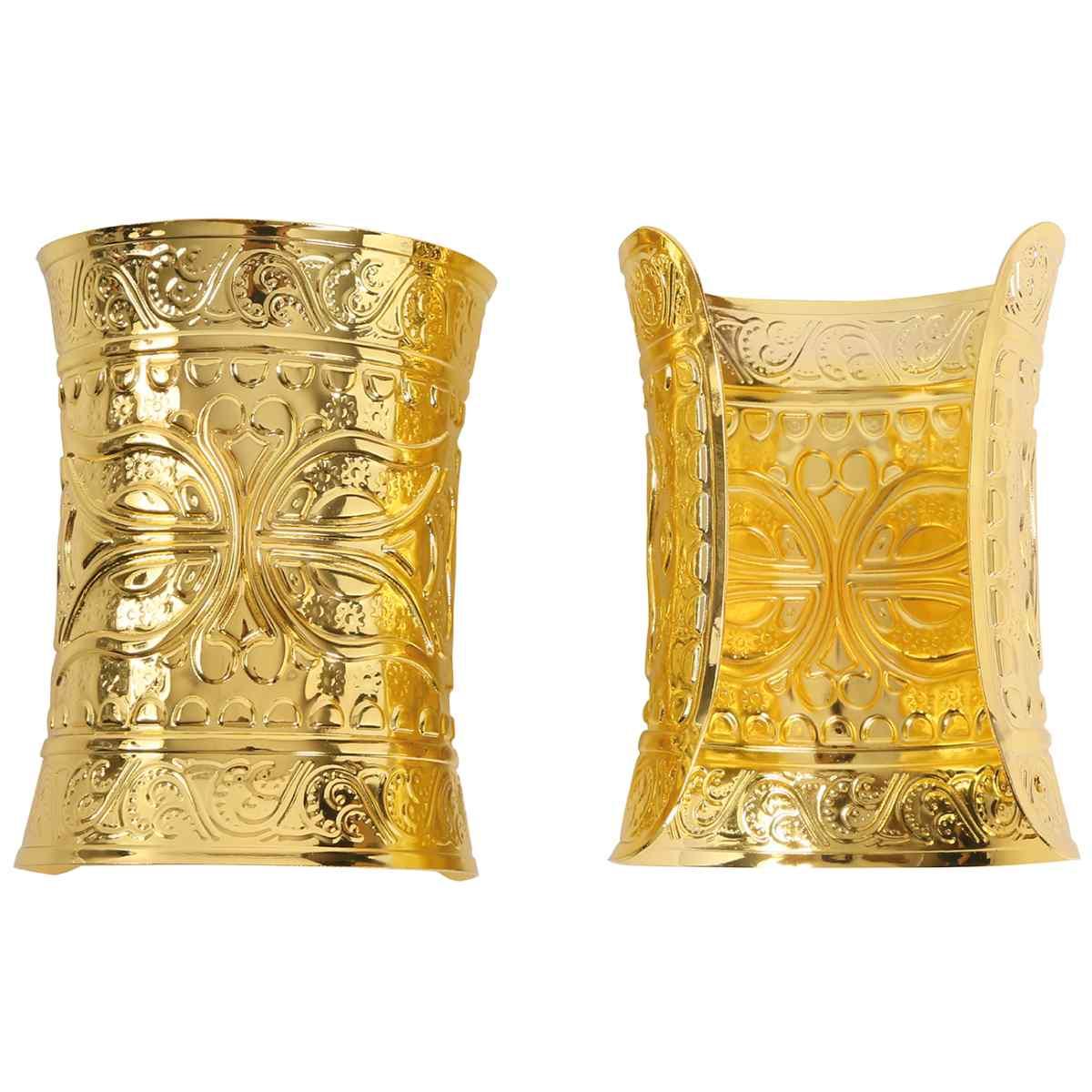 Bracciale romano greco oro metallo Set 2 pz