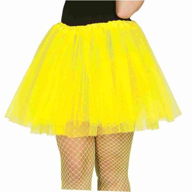 Gonna tulle gialla fluo