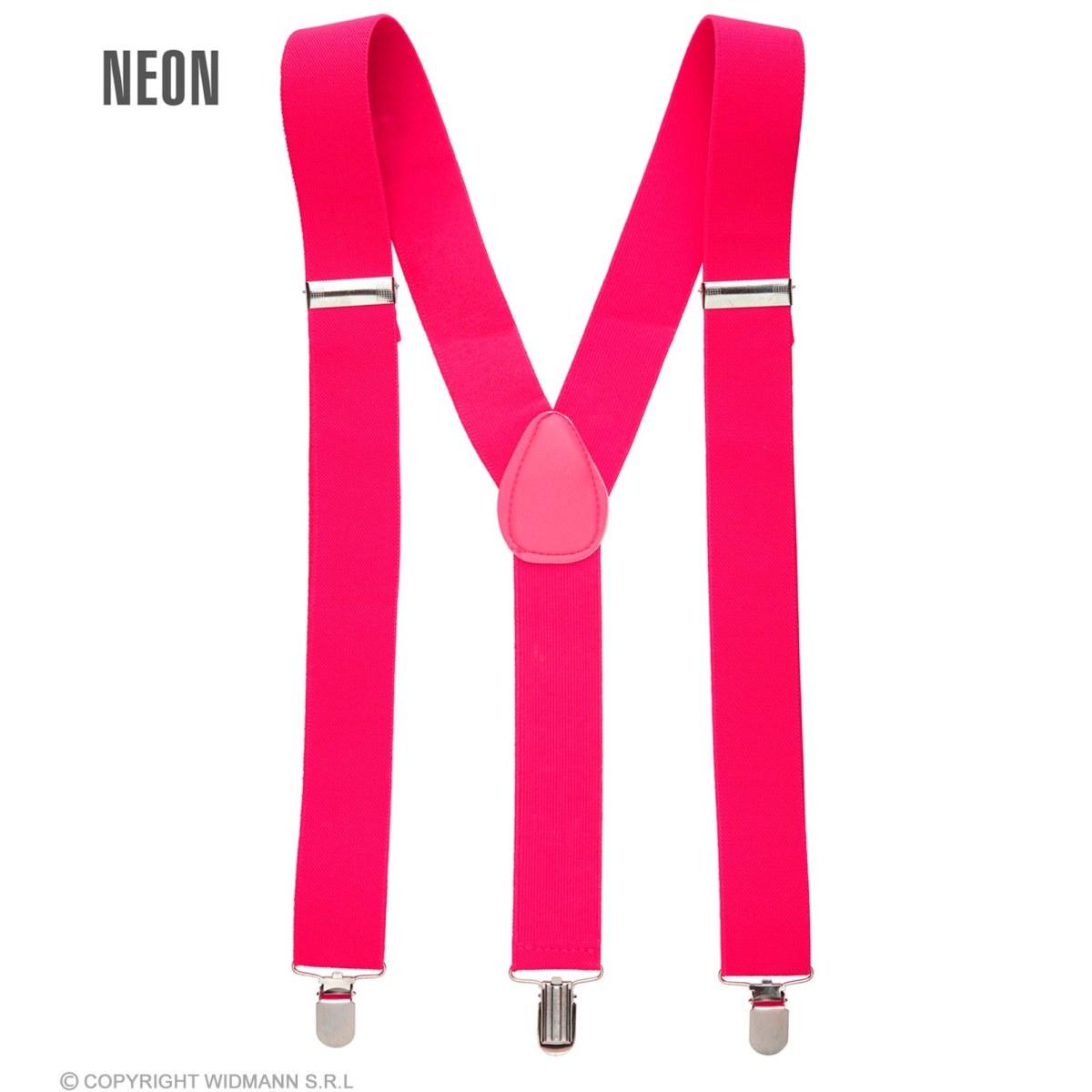 Bretelle rosa fluo elasticizzate