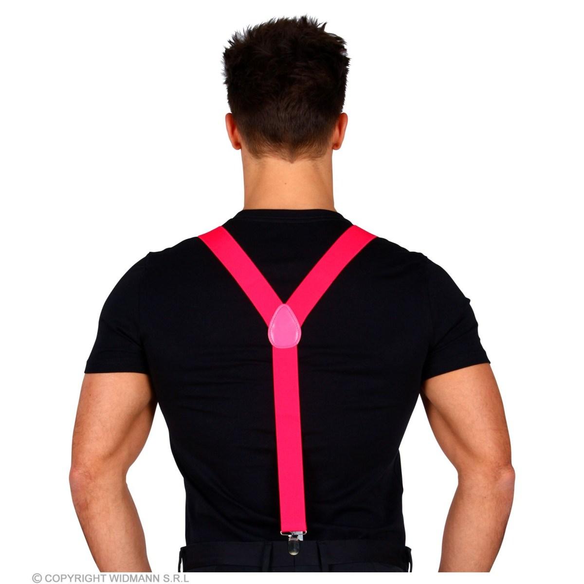 Bretelle rosa fluo elasticizzate