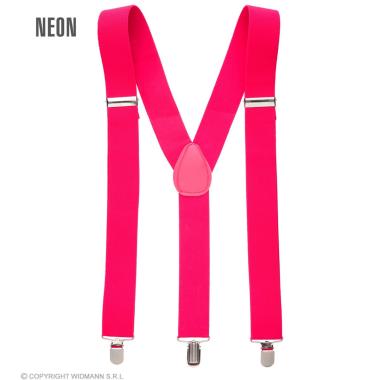 Bretelle rosa fluo elasticizzate