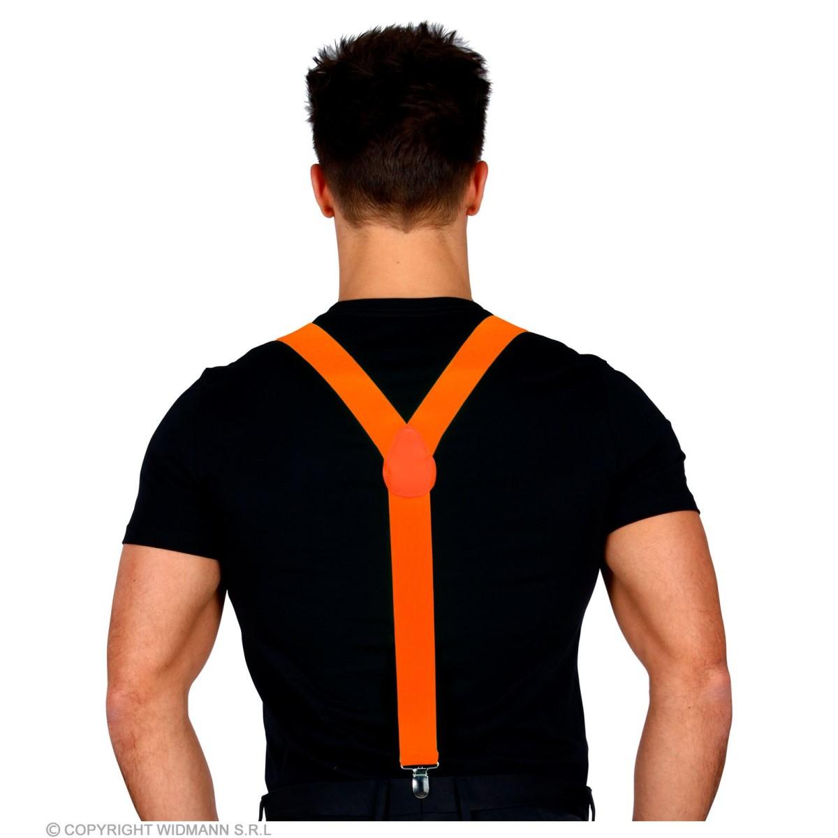 Bretelle arancioni elasticizzate