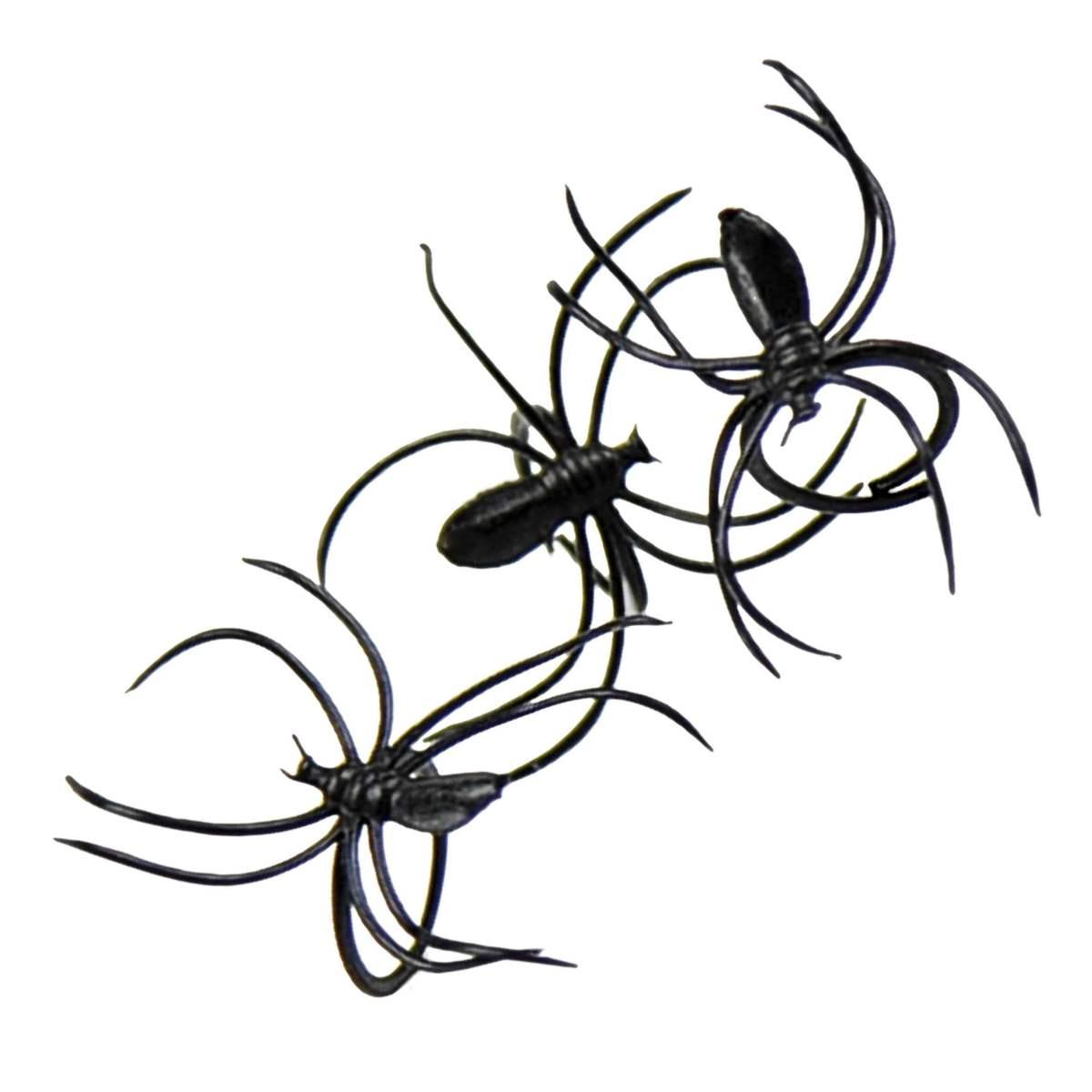 Ragno nero pvc 3 pz
