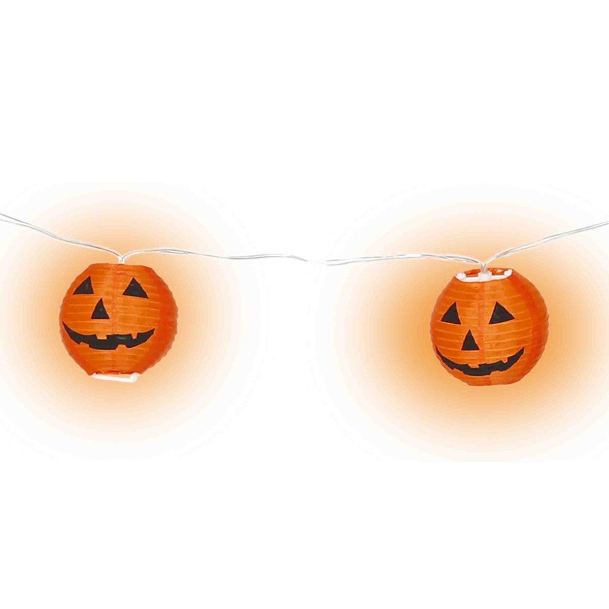 Festone halloween zucche luminose