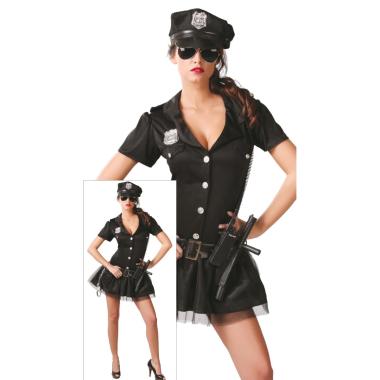 Costume poliziotta nero