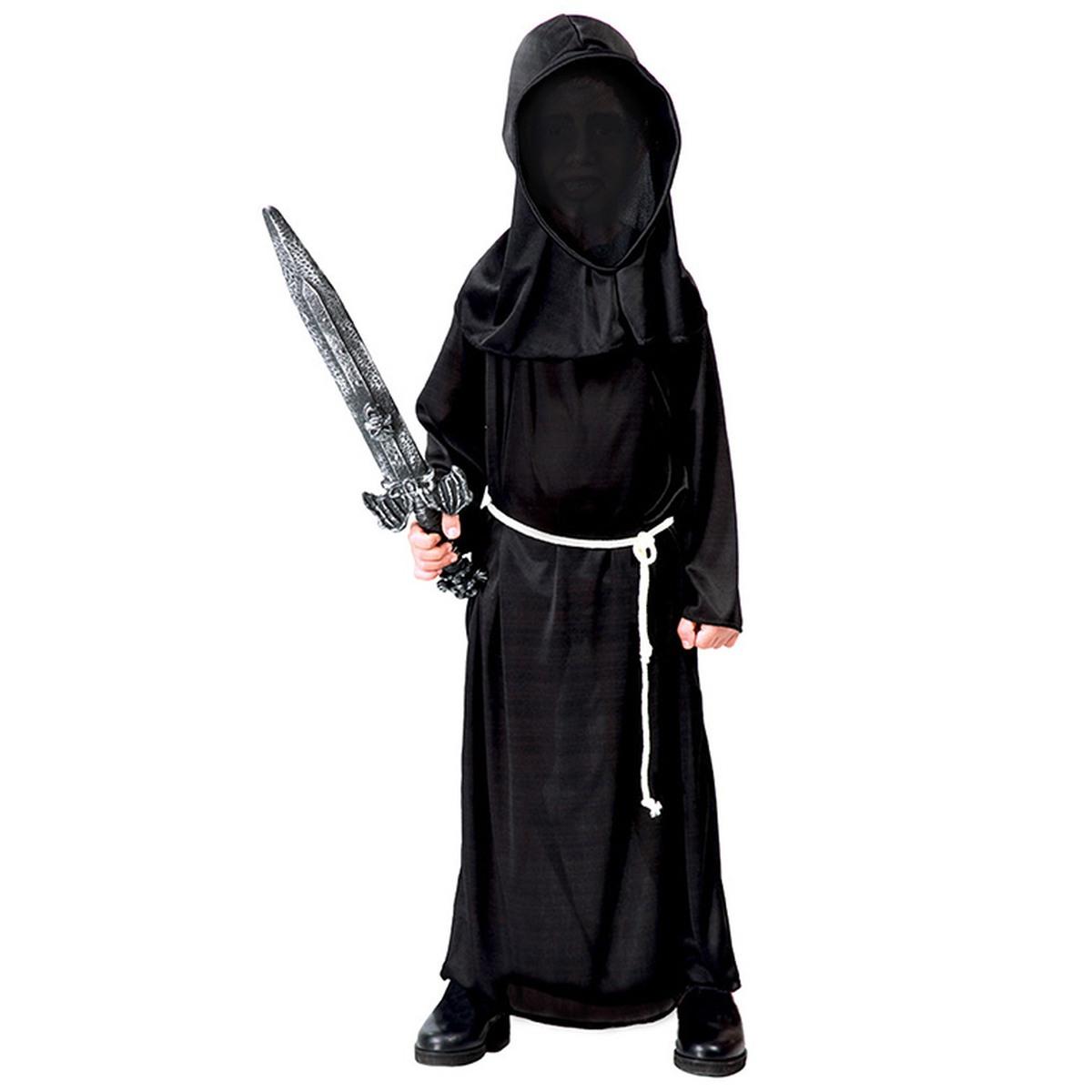 Costume della notte nero cappuccio