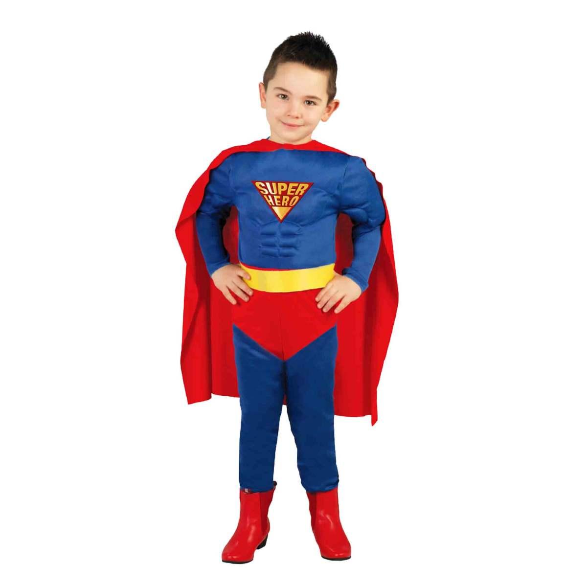 Costume super eroe muscoloso