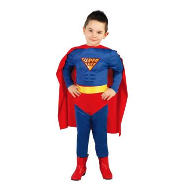 Costume super eroe muscoloso